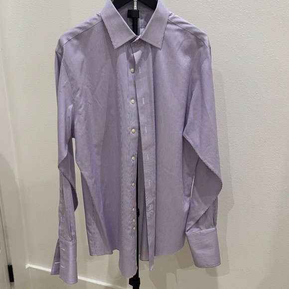 Brooks Brothers Other - Brooks Brothers Lavender pin stripe Dress Shirt